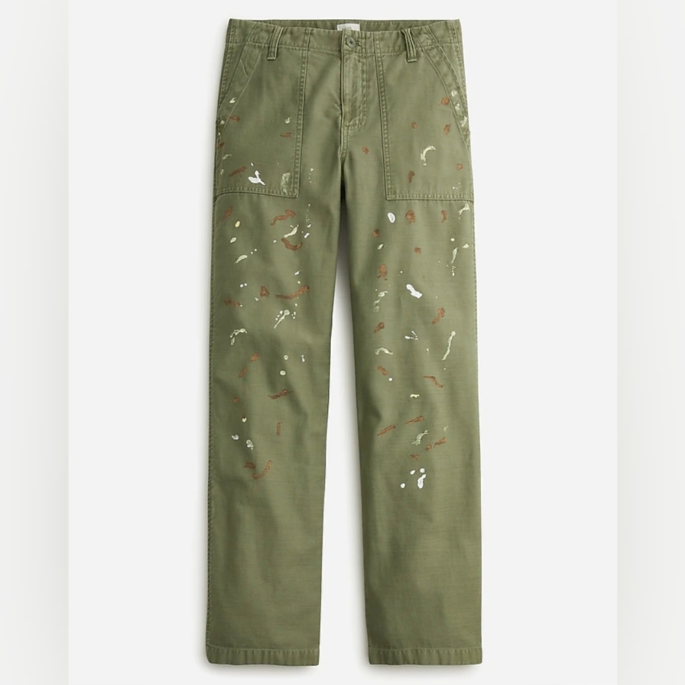 J.Crew Foundry Paint-Splatter Pant